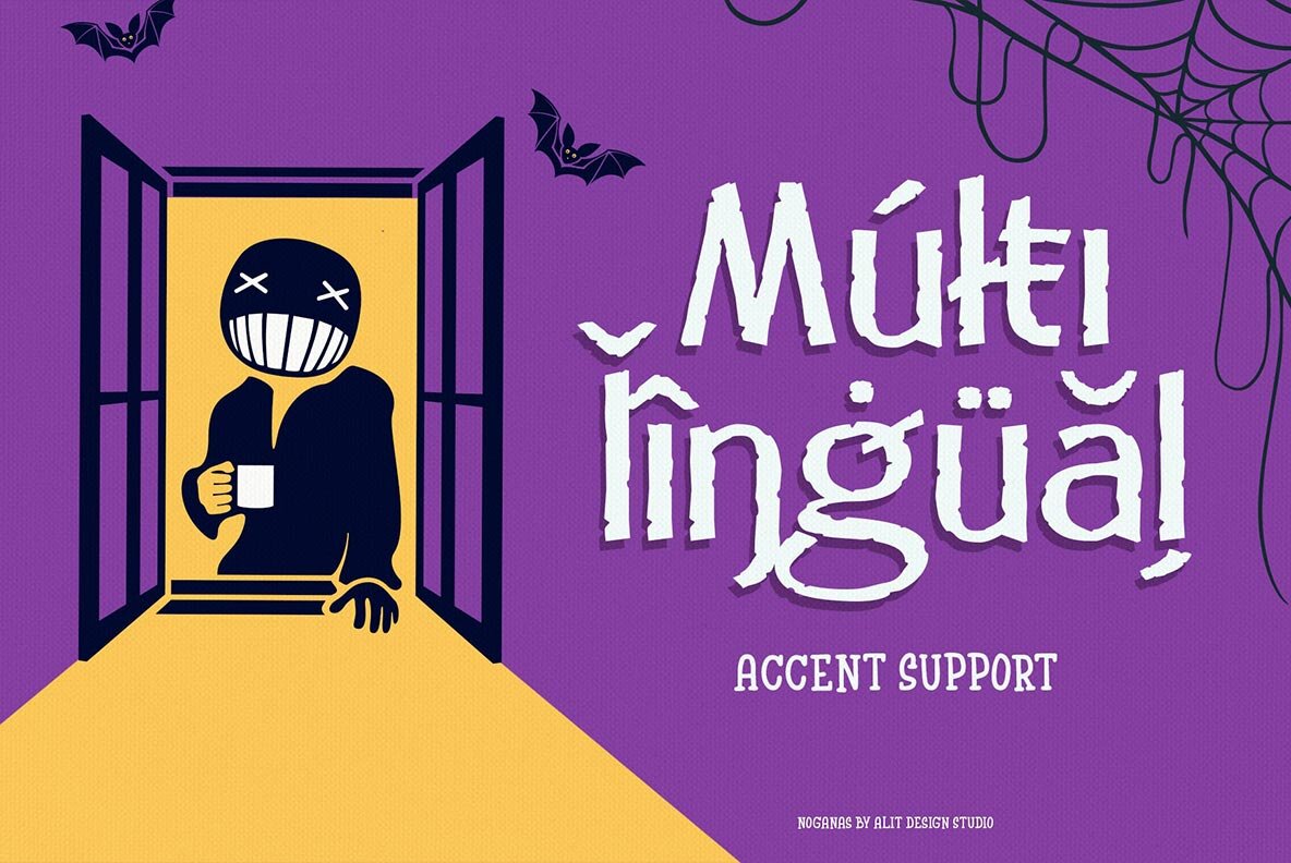 Noganas Halloween font 13