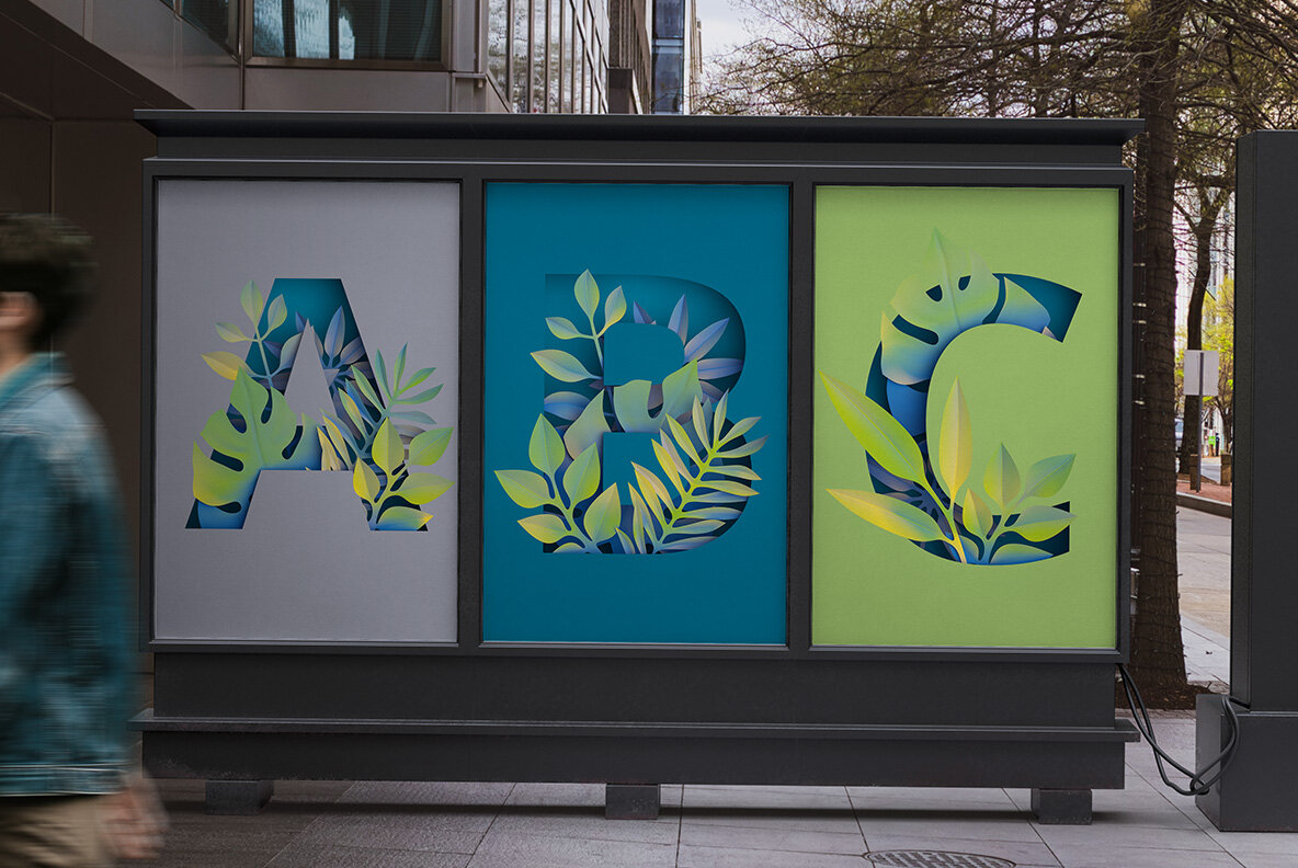 Paper Jungle SVG Font 5