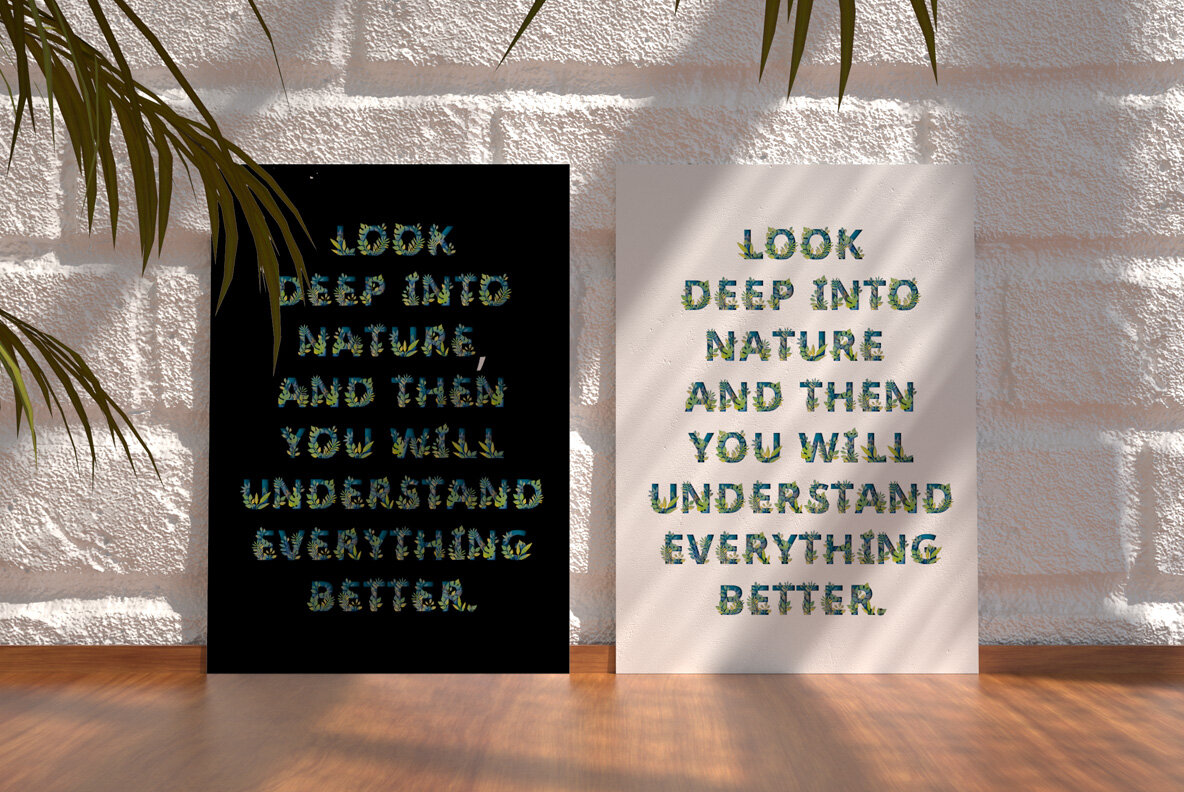 Paper Jungle SVG Font 7