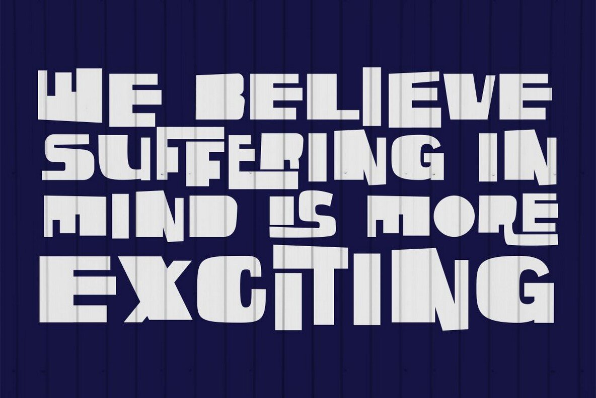 Stacked Letter Font YouWorkForThem