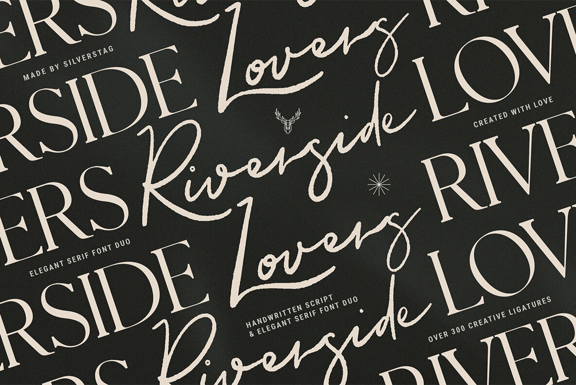 Riverside Lovers Font