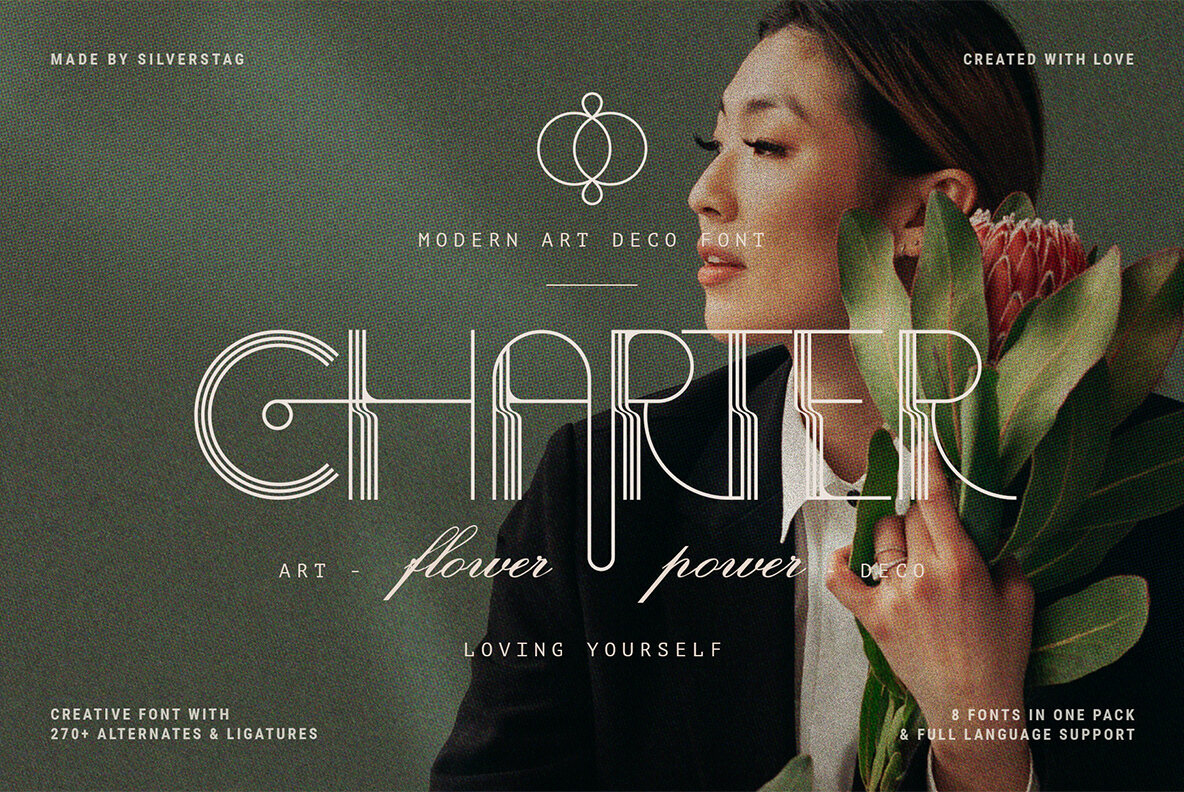 BogArt Deco   Ligature Rich Typeface 3