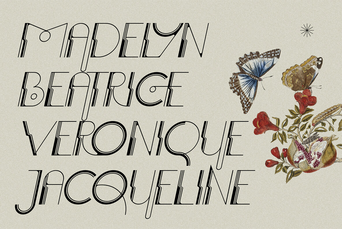 BogArt Deco   Ligature Rich Typeface 16