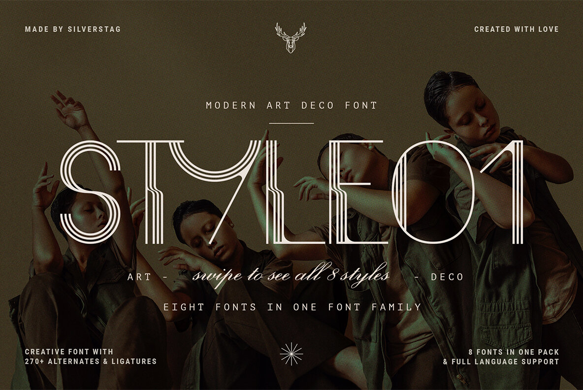 BogArt Deco   Ligature Rich Typeface 20