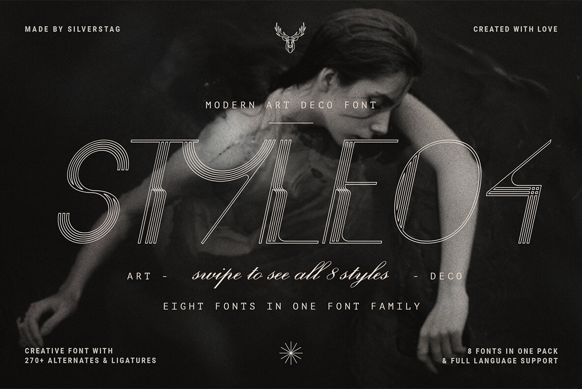 BogArt Deco   Ligature Rich Typeface 23