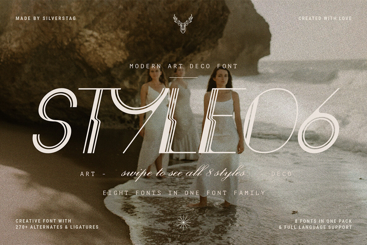 BogArt Deco   Ligature Rich Typeface 25