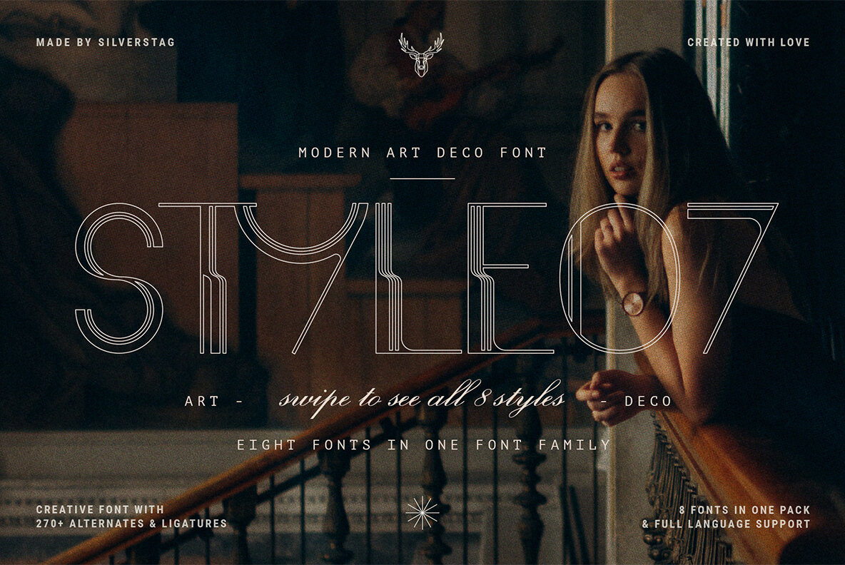 BogArt Deco   Ligature Rich Typeface 26