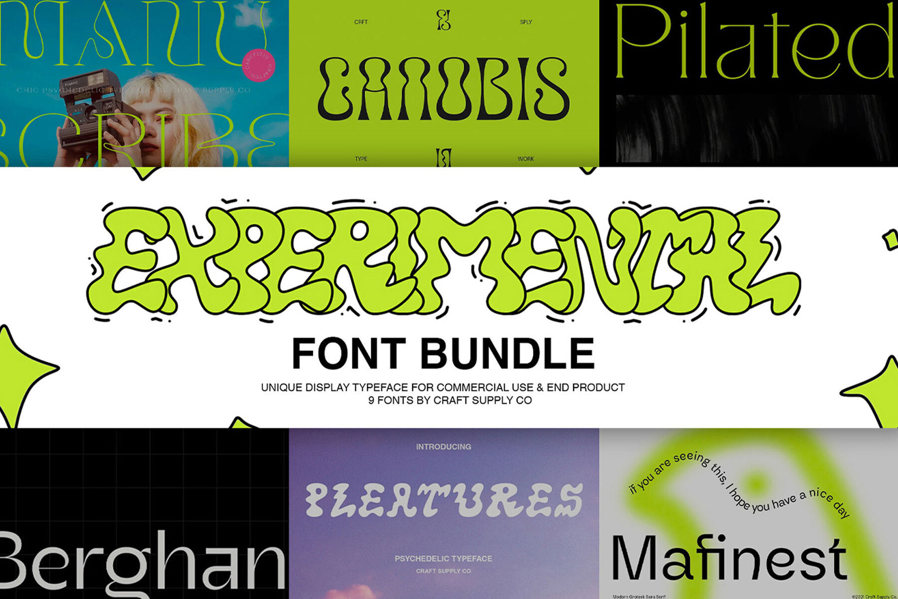 Experimental Font Bundle 1