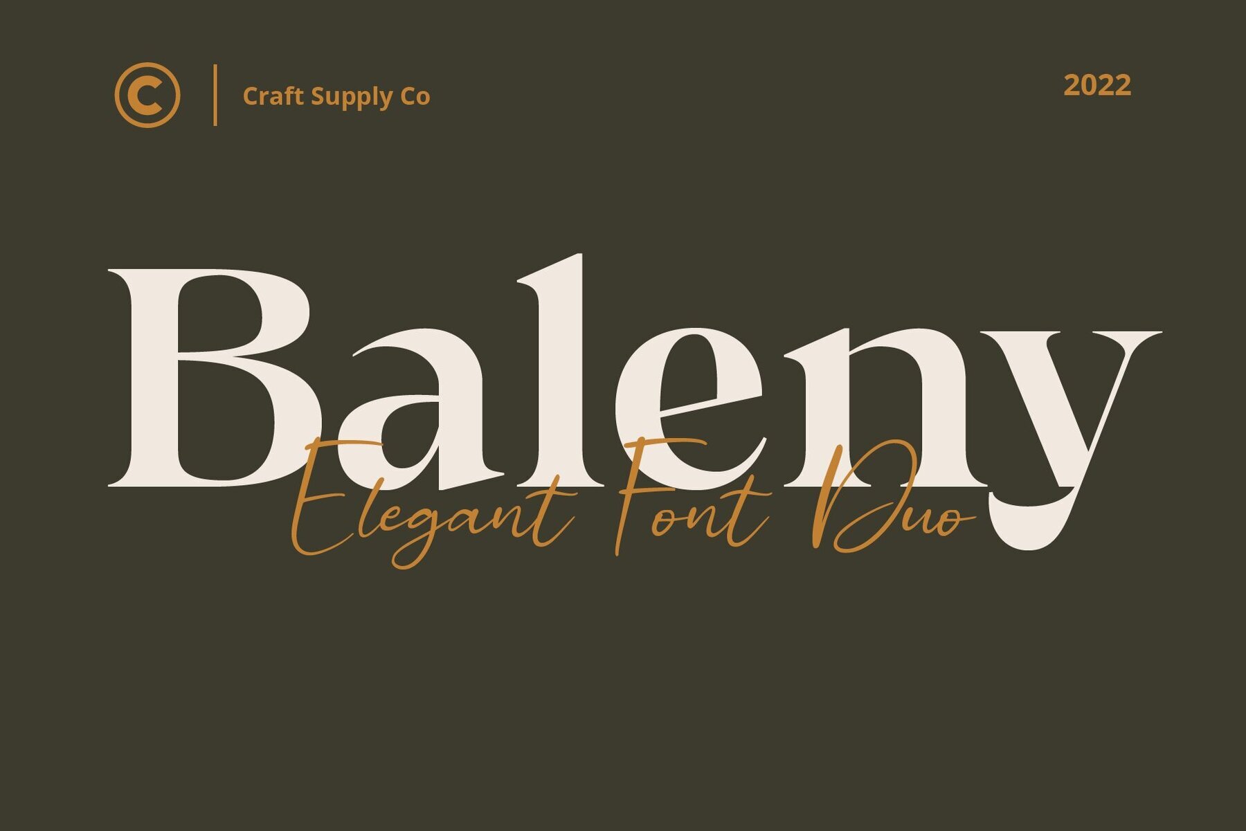 Baleny Elegant Font Duo 1