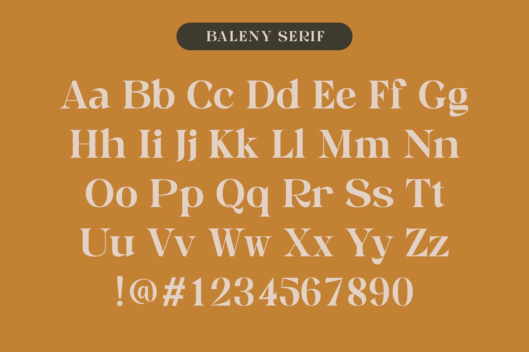 Baleny Elegant Font Duo 3