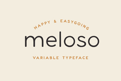 Meloso Variable Hand Drawn Typeface