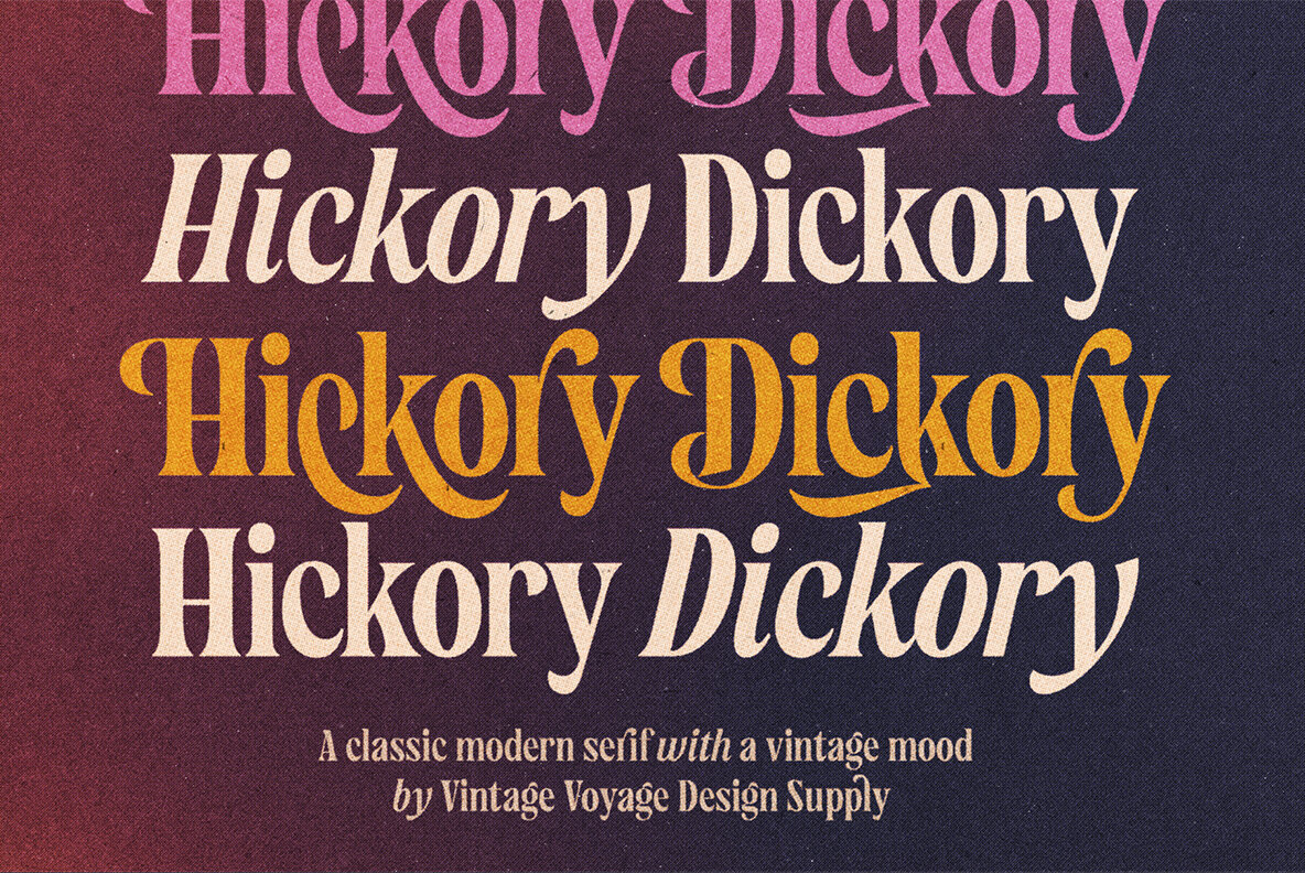 VVDS Hickory Dickory Font
