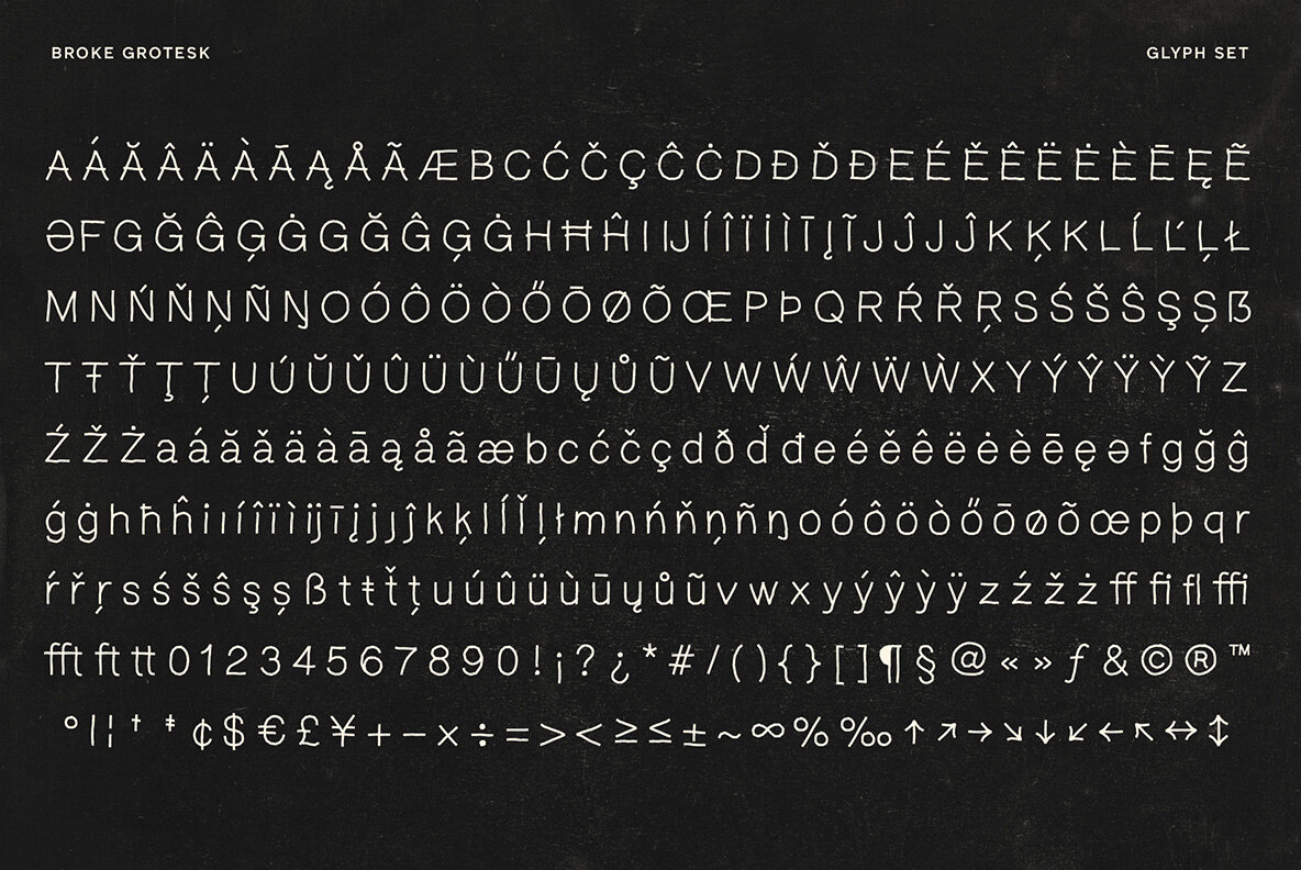 Broke Grotesk 11