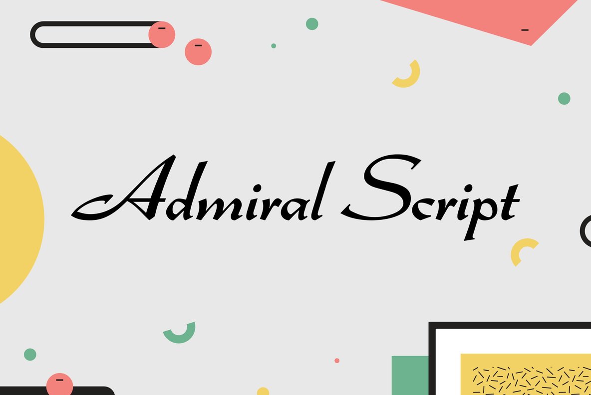 Admiral Script Font