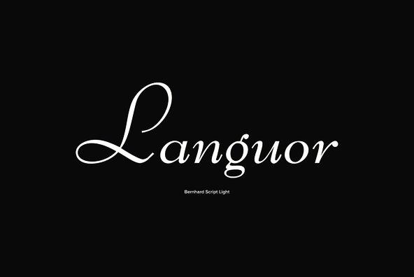 Bernhard Script Bernhard Script
