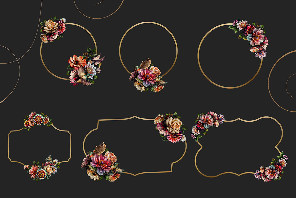 Dark Botanica with Cooltura Font 10