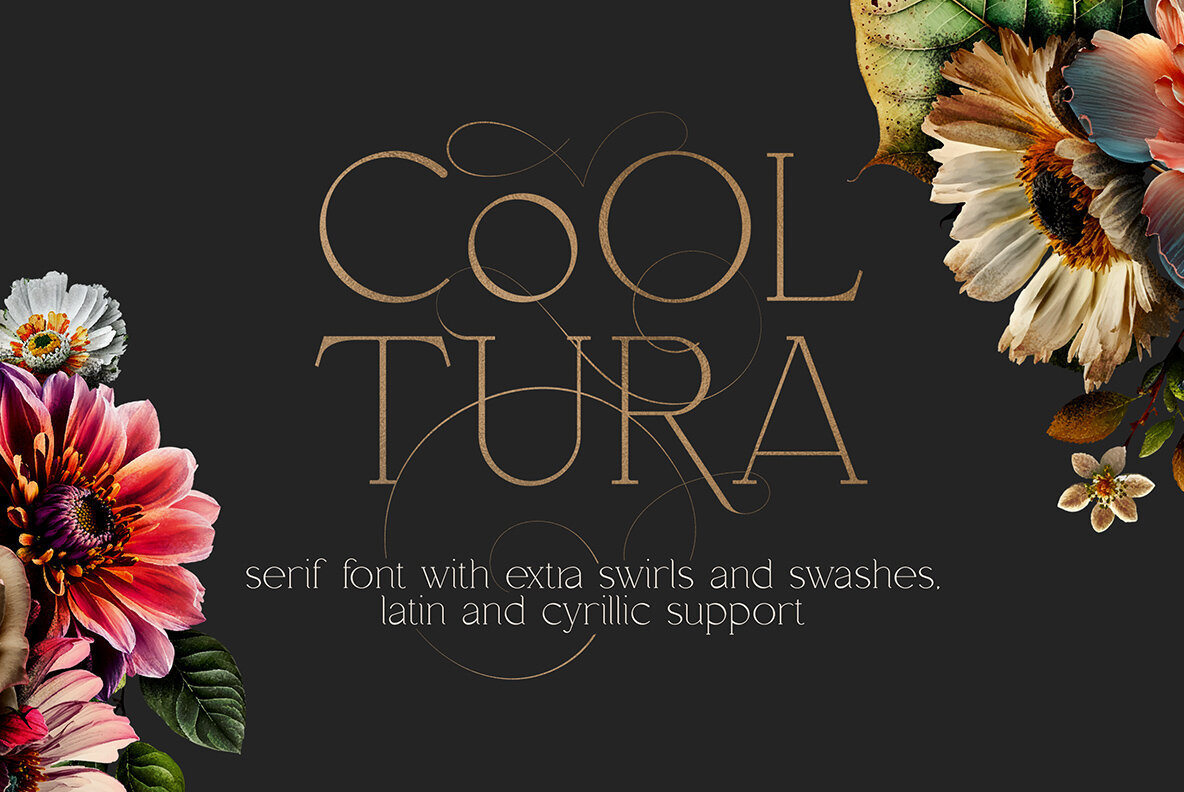 Dark Botanica with Cooltura Font 16