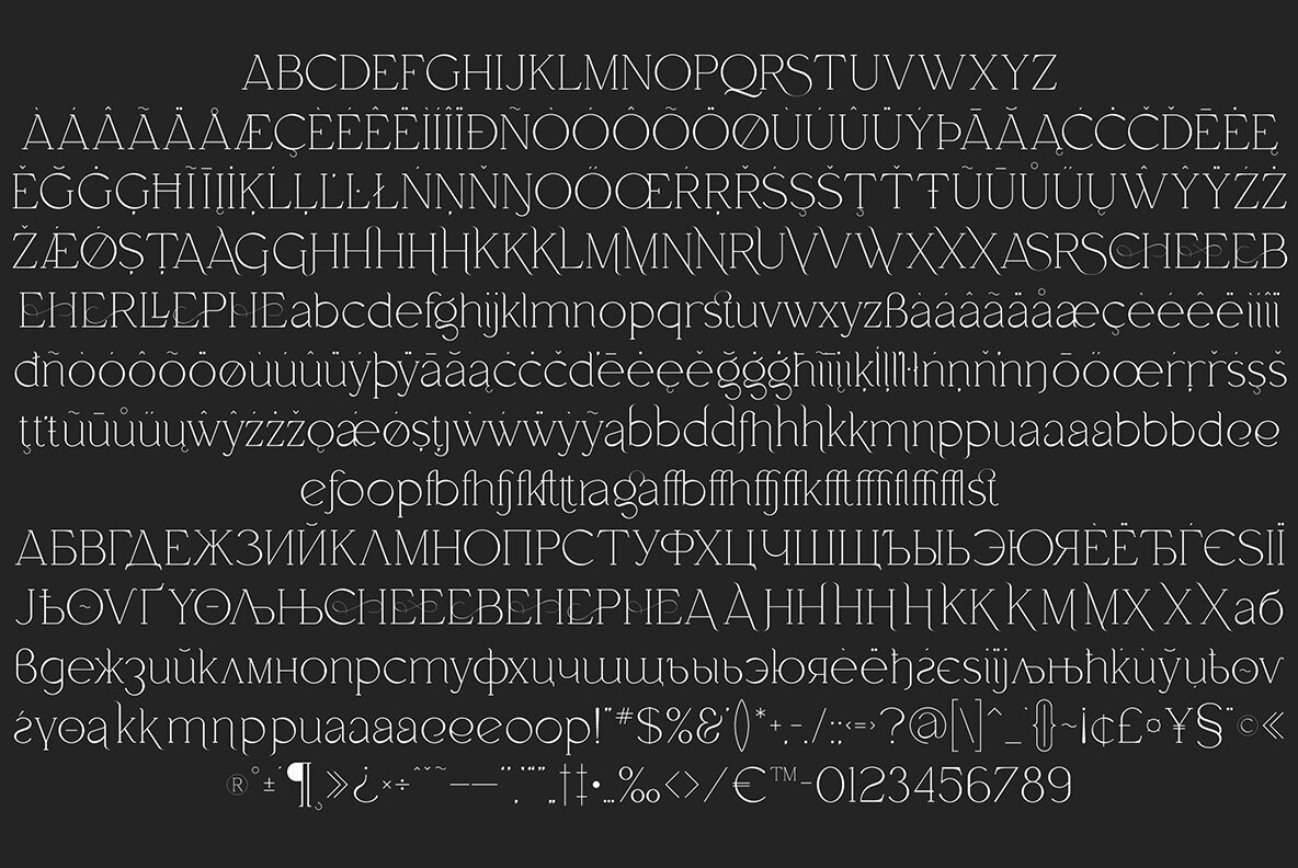 Dark Botanica with Cooltura Font 17