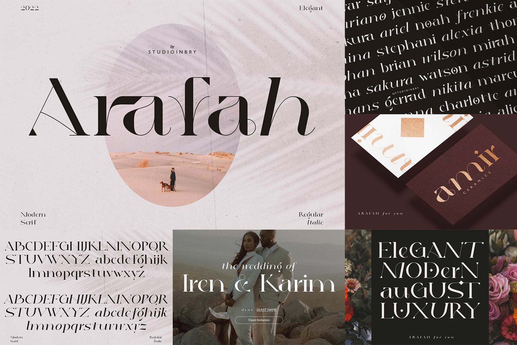 Modern Font Bundle 4