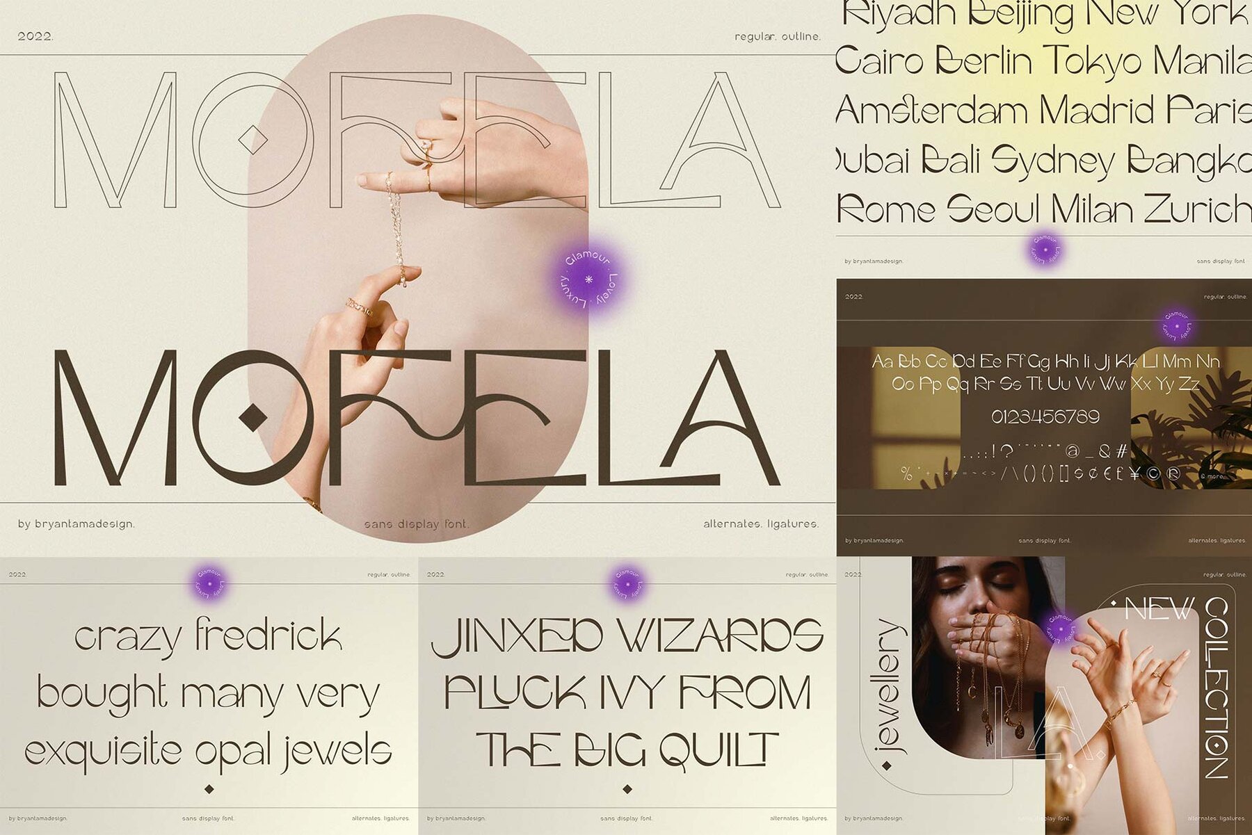 Modern Font Bundle 7
