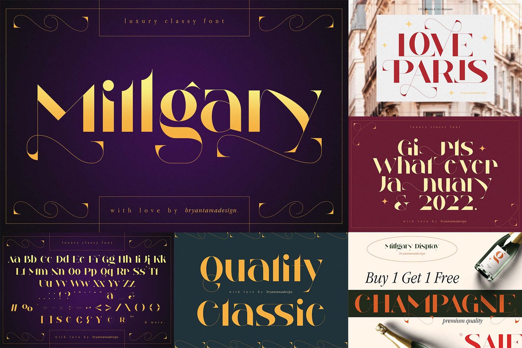 Modern Font Bundle 10