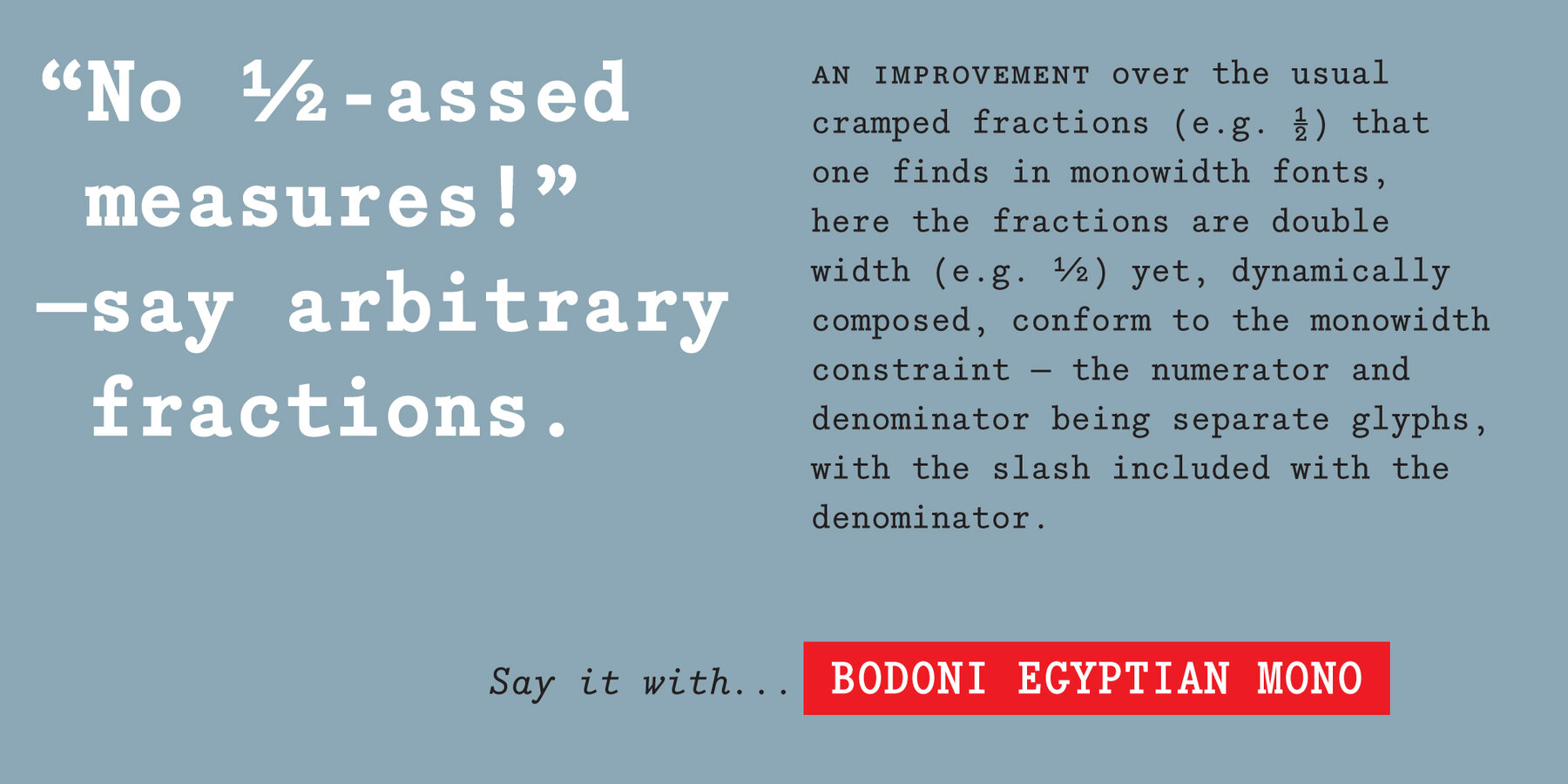 Bodoni Egyptian Mono   5
