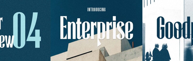 Enterprise Typeface