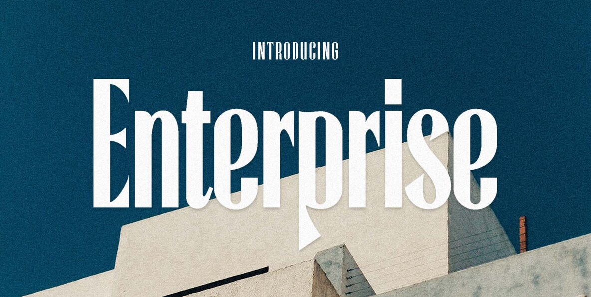 Enterprise Typeface 10
