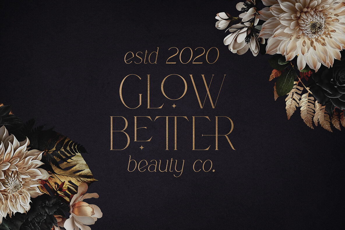 Black   Gold with Boketto typeface 7