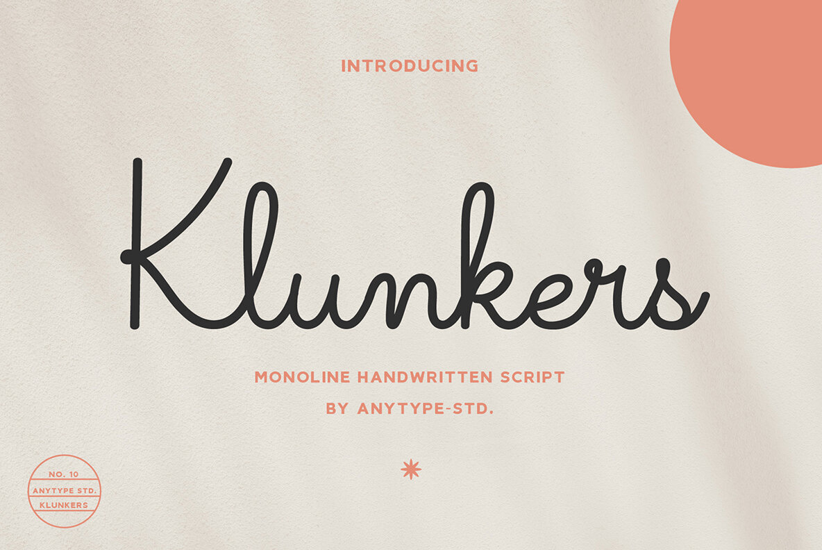 Klunkers Script Font