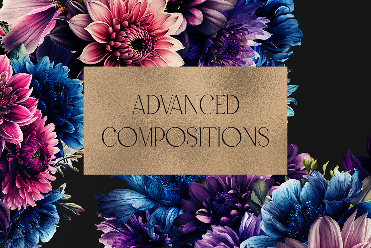 Colorful Botanica with Malinger Font 5