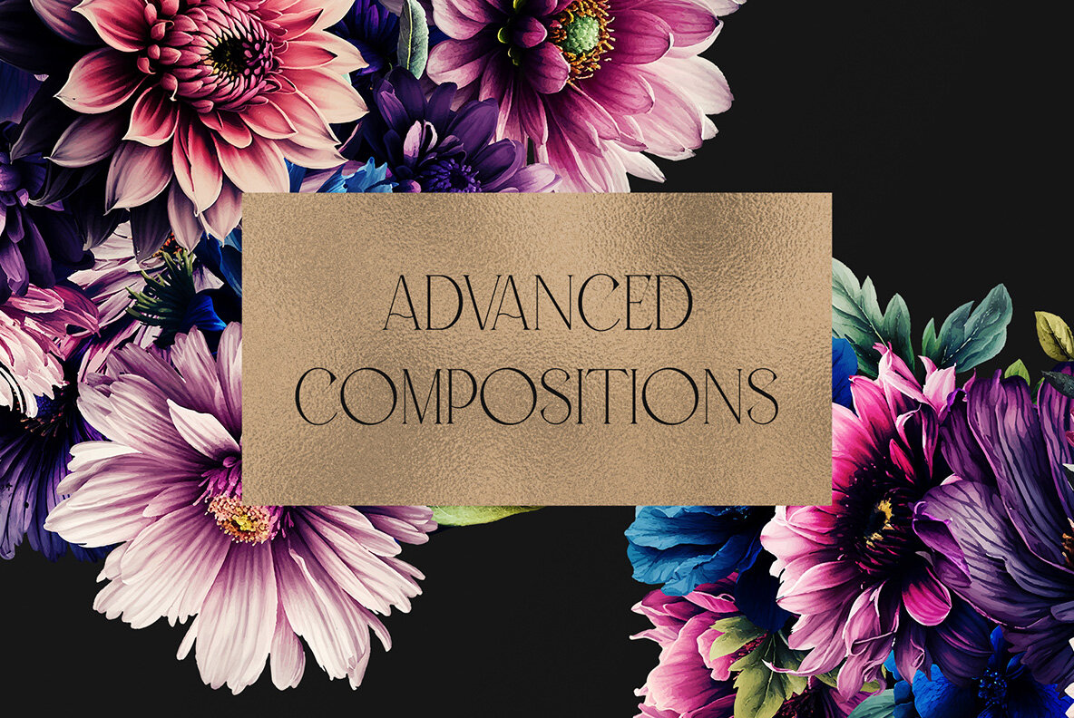 Colorful Botanica with Malinger Font 7