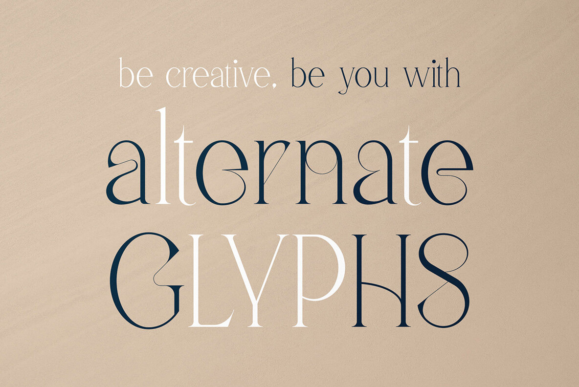 Colorful Botanica with Malinger Font 9