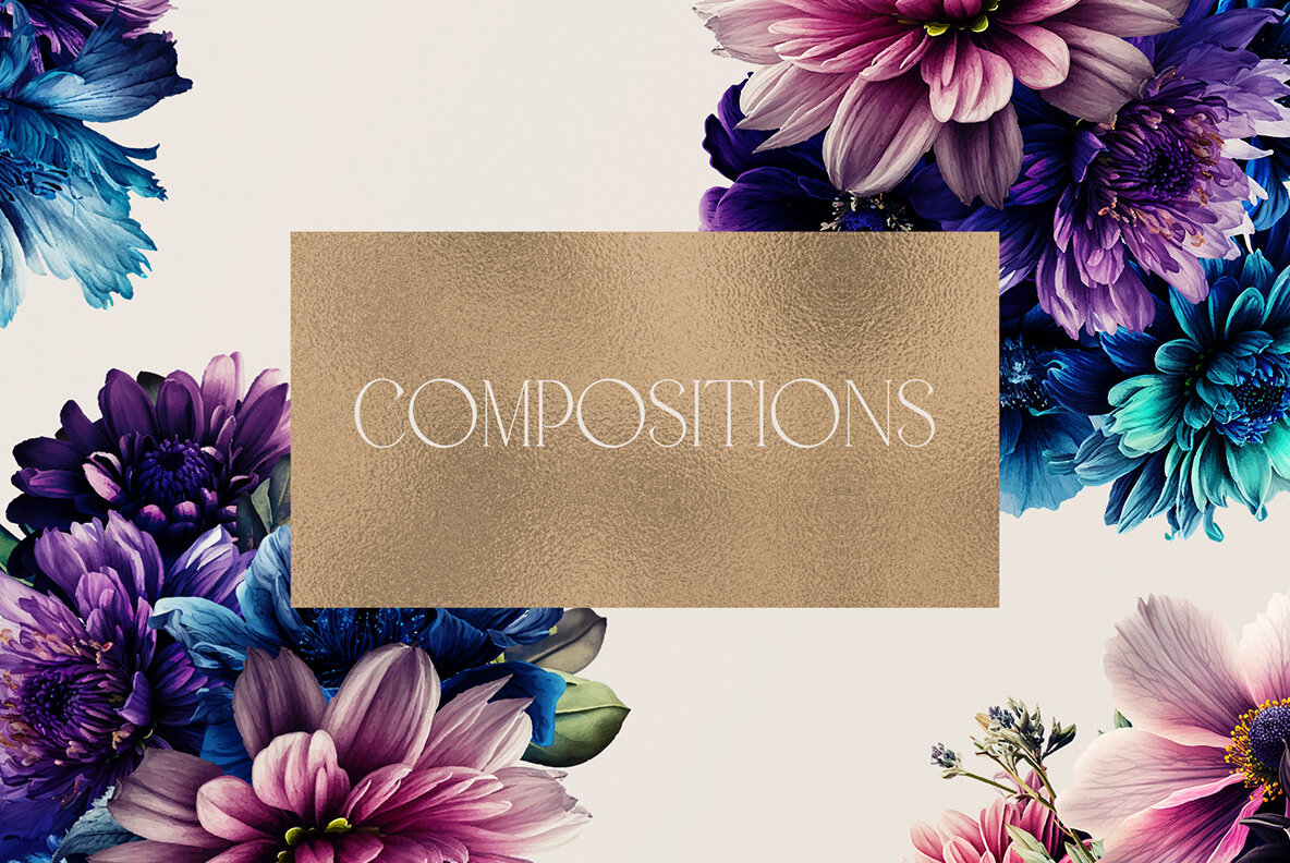 Colorful Botanica with Malinger Font 11