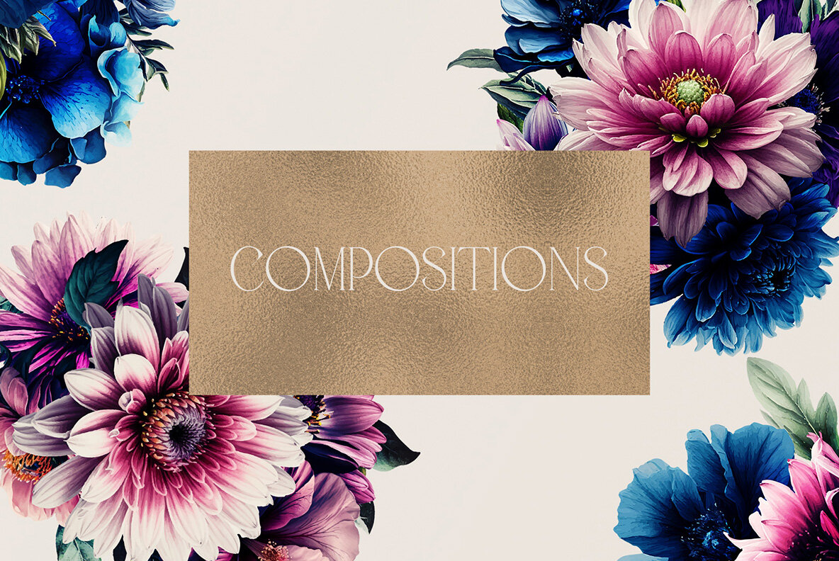 Colorful Botanica with Malinger Font 13