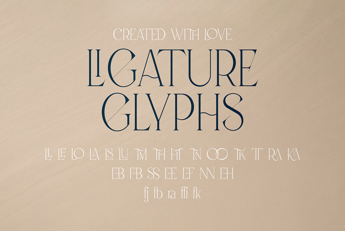 Colorful Botanica with Malinger Font 14