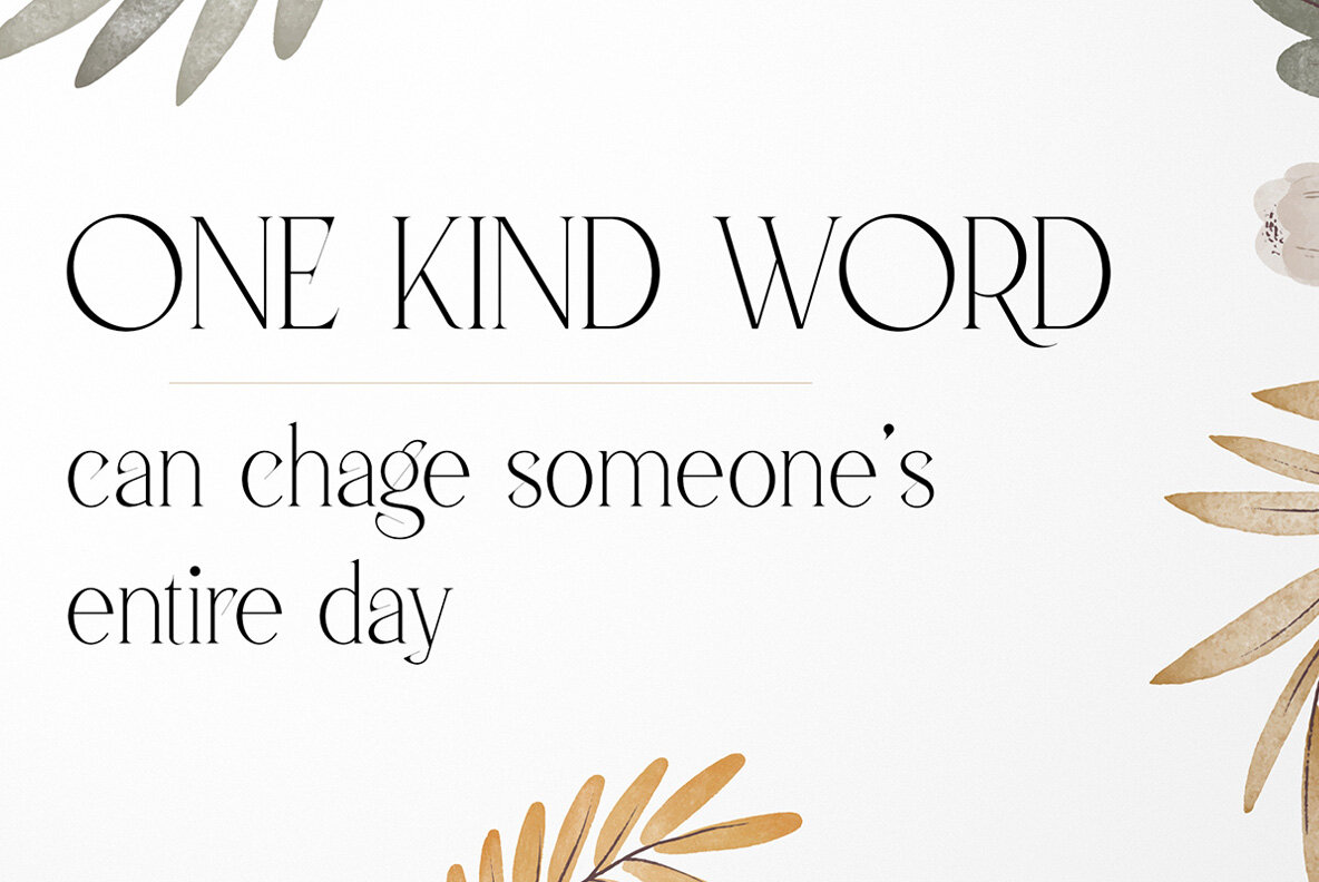 Colorful Botanica with Malinger Font 15