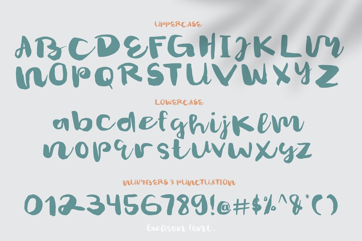 Gelsson Font 6