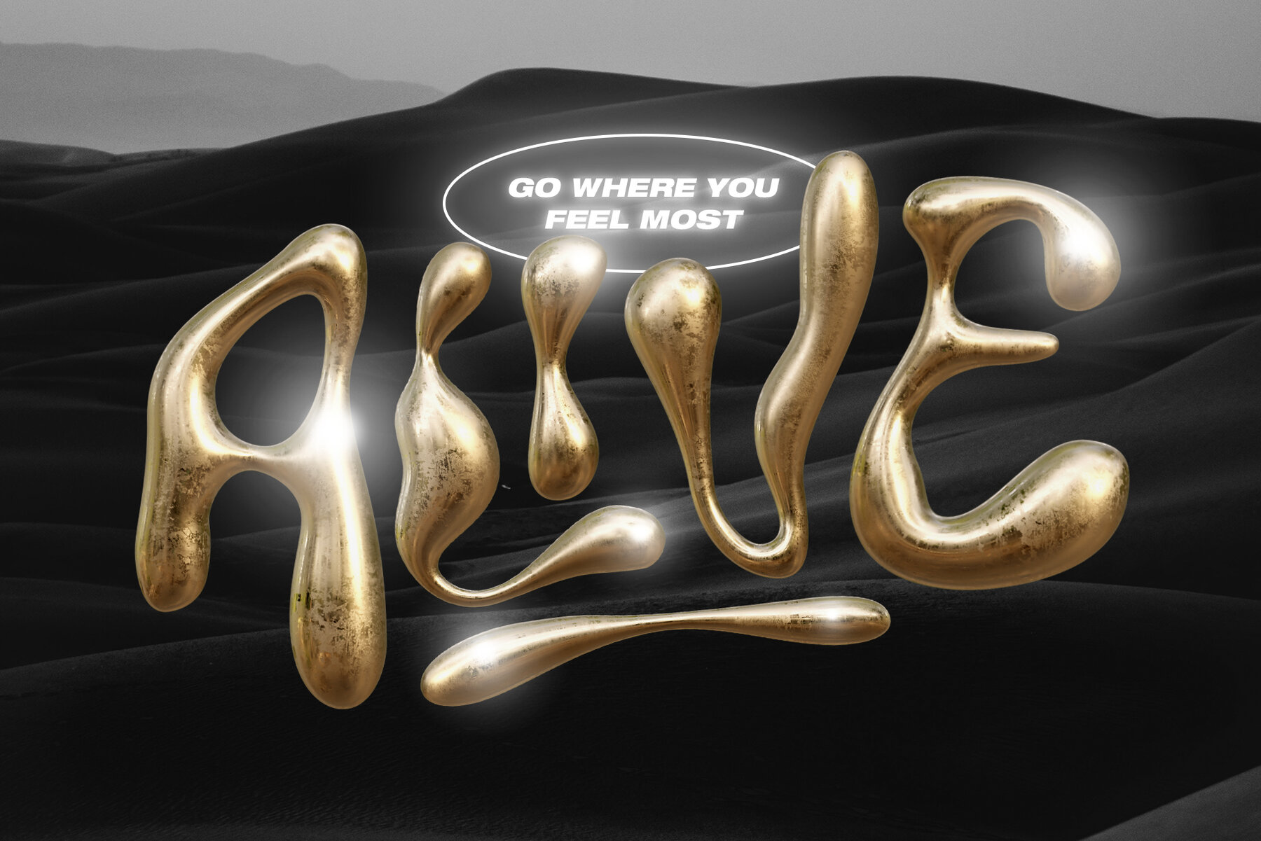 Wubble 2 0 3D Chrome Font Set 5