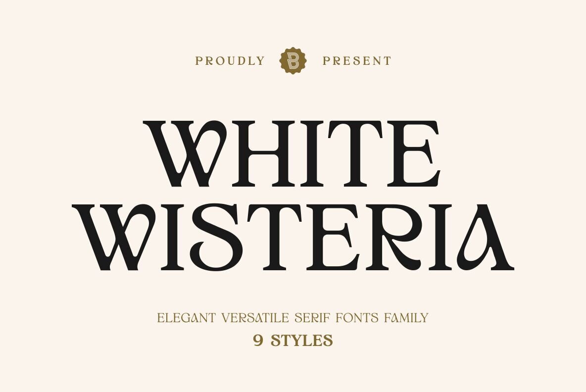 White Wisteria Font