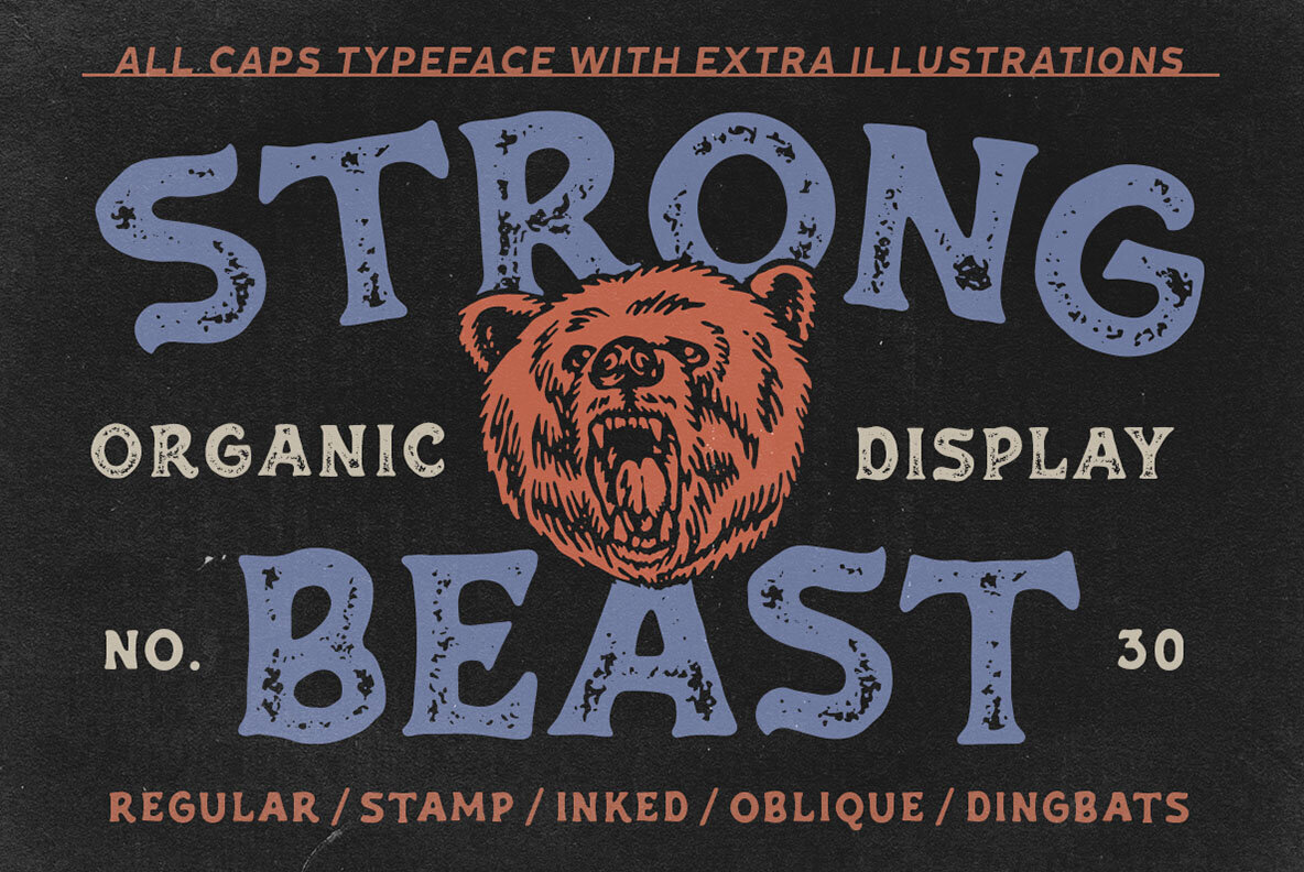 Strong Beast Font