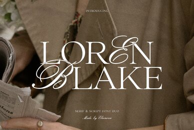 Loren Blake Font Duo