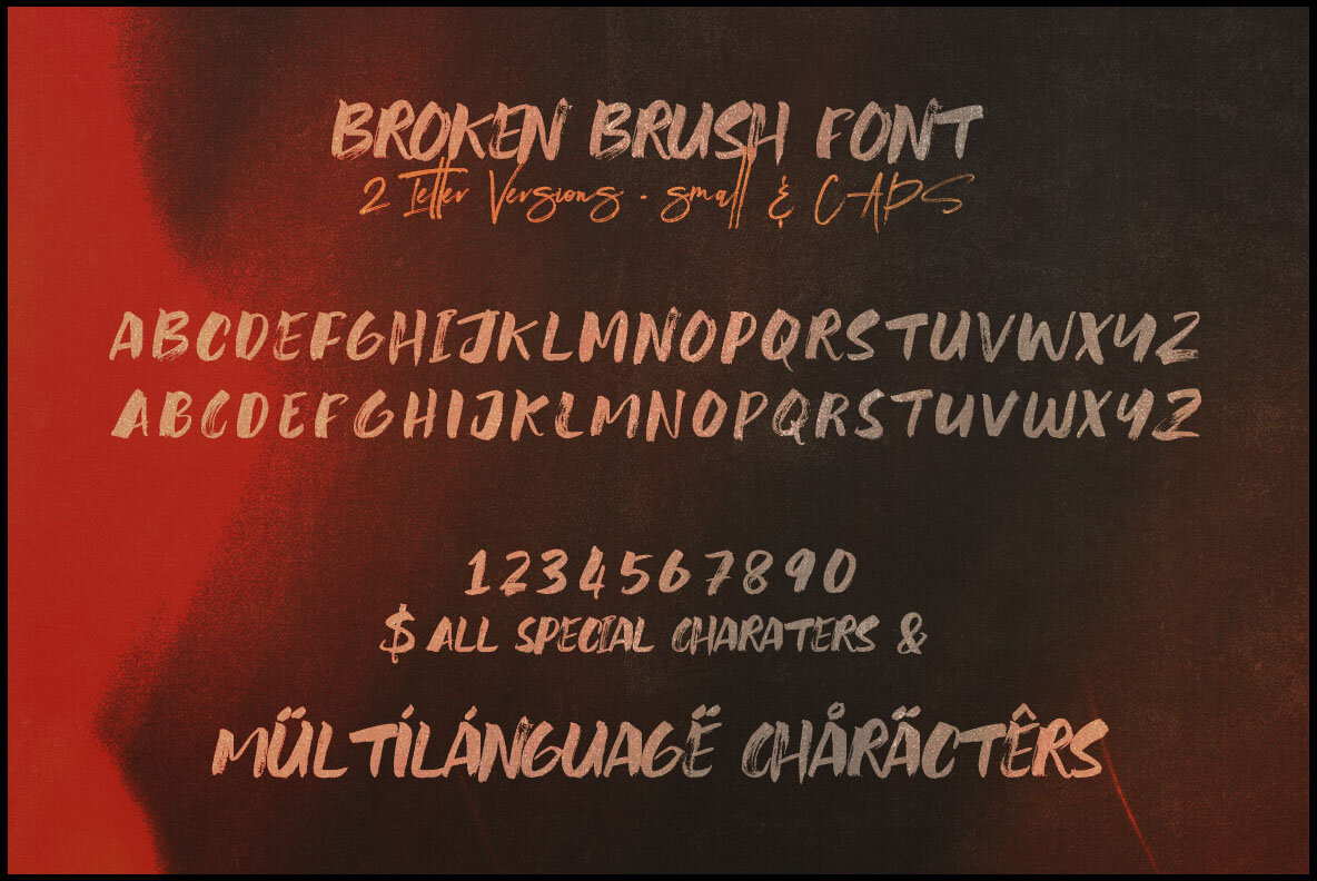 Broken Bold Brush 4