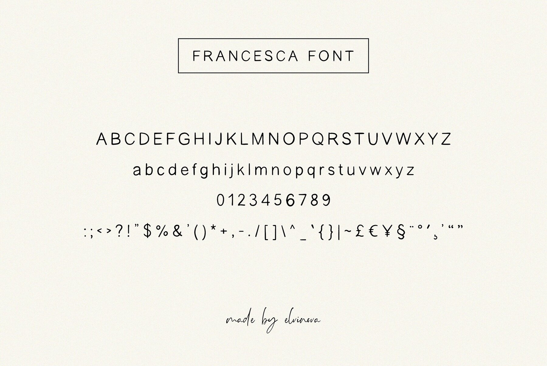 Francesca Handlettered 7