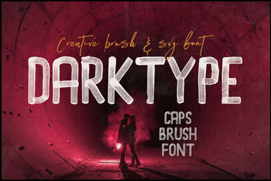 Dark Type Brush SVG