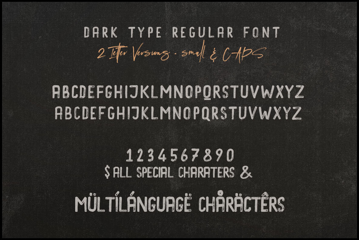 Dark Type Brush SVG 5