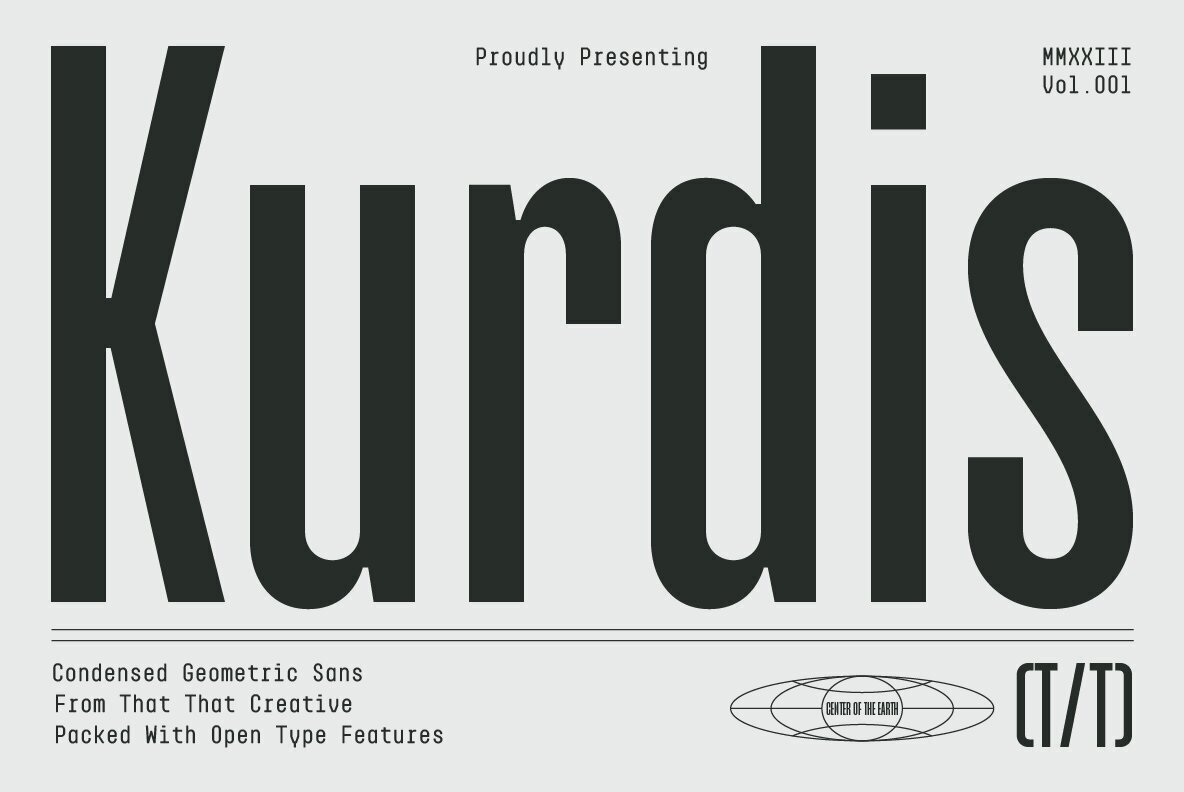 Kurdis Condensed Sans Font