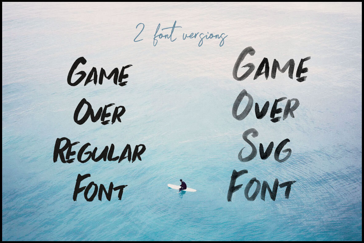 Game Over Brush SVG 3