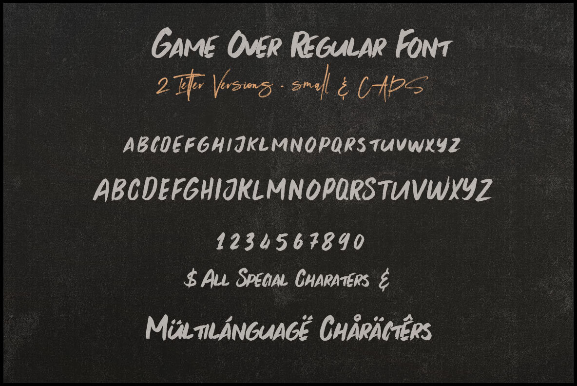 Game Over Brush SVG 5