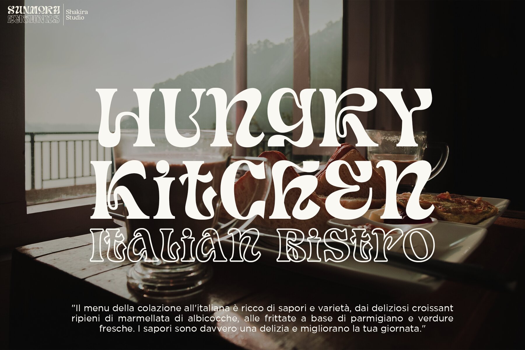 Sunmory Font - YouWorkForThem